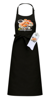 Luxe cadeau schort met sokken