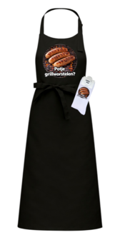 Luxe cadeau schort met sokken