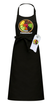 Luxe cadeau schort met sokken