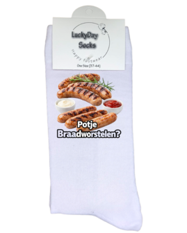  Tekst t-shirt met sokken set