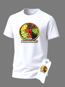  Tekst t-shirt met sokken set