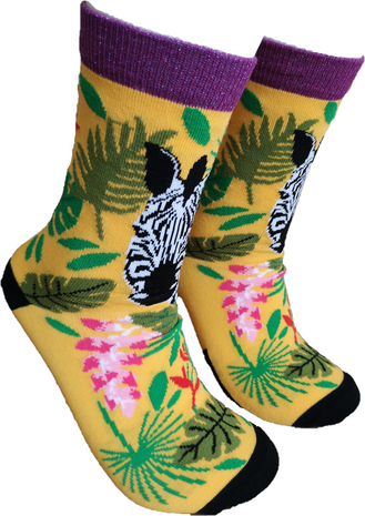 safari zebra sokken