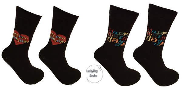 Verjaardag happy birthday sokken