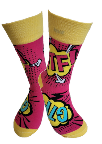 WTF sokken - grappige sokken