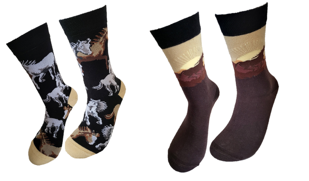 Paarden mix set sokken