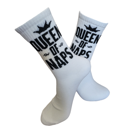 Tennis sport sokken met tekst