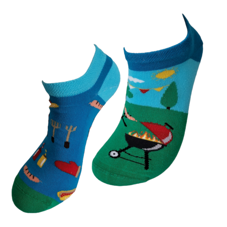 BBQ sneaker sokken