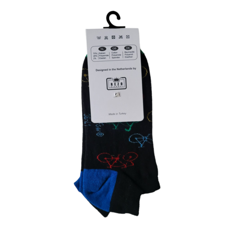 Fietsen sneaker sokken