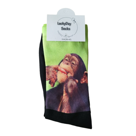 Computer sokken chimpansee