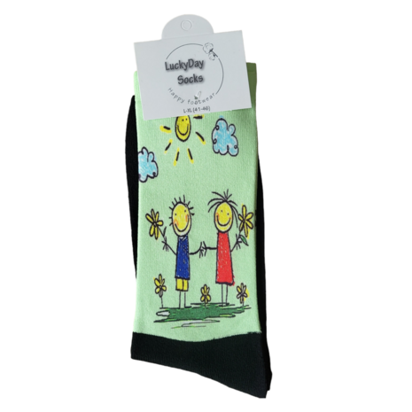 Computer Tekening stel groen