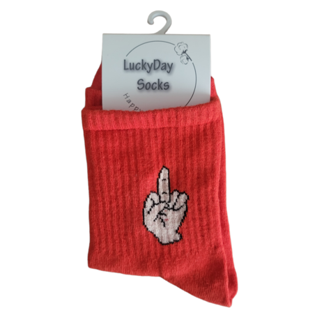 Tennis middelvinger rood