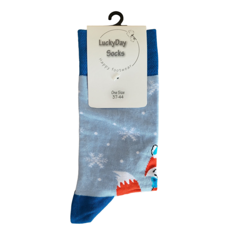 Vos kerstkado sokken