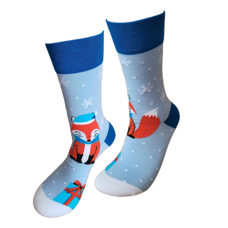 Vos kerstkado sokken