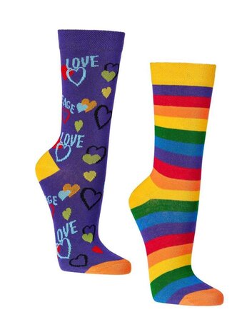 pride love mismatch sokken