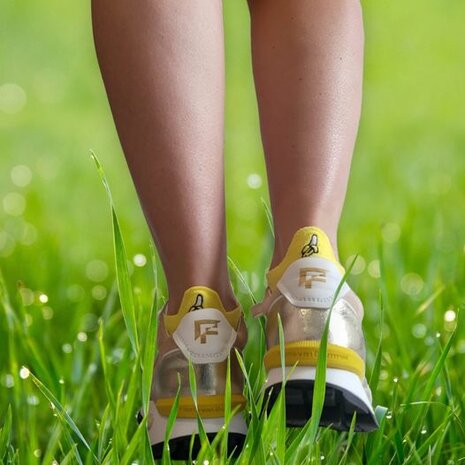 Borduur banaan sneaker sokken