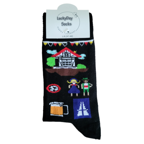 Oktoberfest mismatch sokken