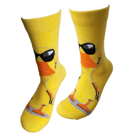 Badeend zonnebril sokken