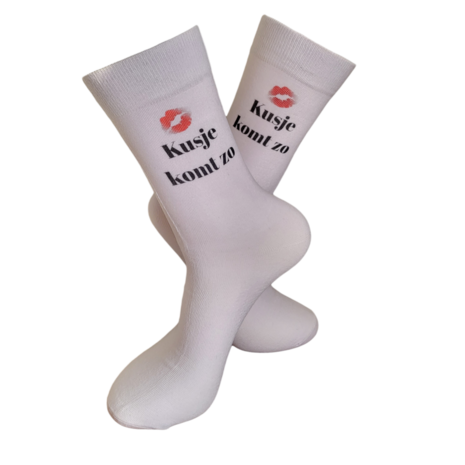 Print Kusje komt zo sokken