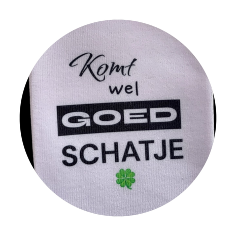 Print Komt wel goed schatje sokken