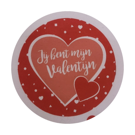 Print Jij bent mijn valentijn sokken