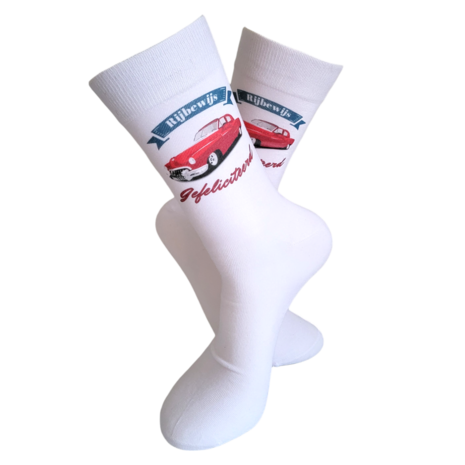 Print Rijbewijs sokken