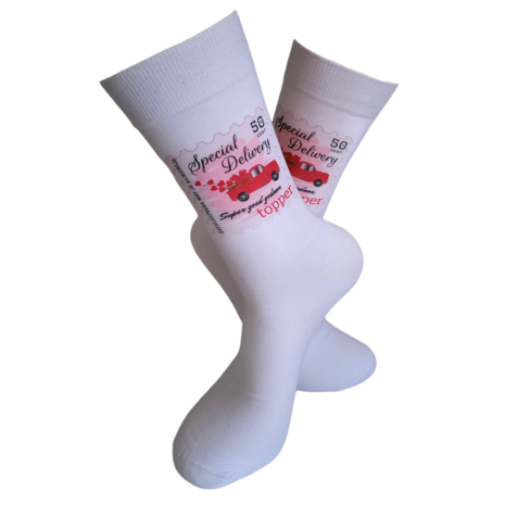 Print Rijbewijs gefeliciteerd sokken