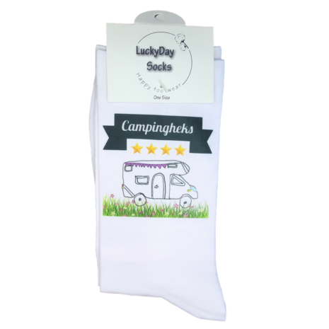Print Camping Heks sokken
