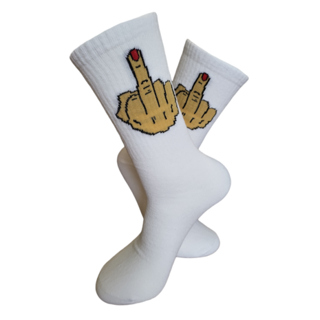 Middelvinger sokken - happy socks - grappige sokken