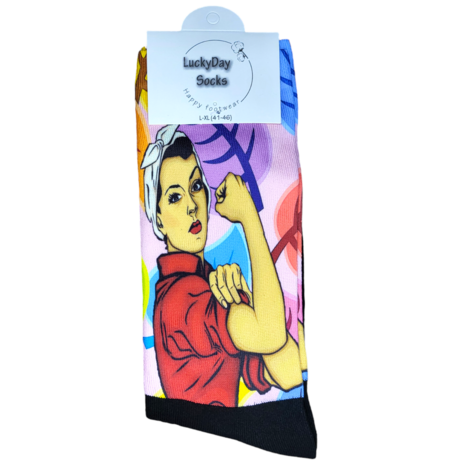 Computerprint Girlpower sokken