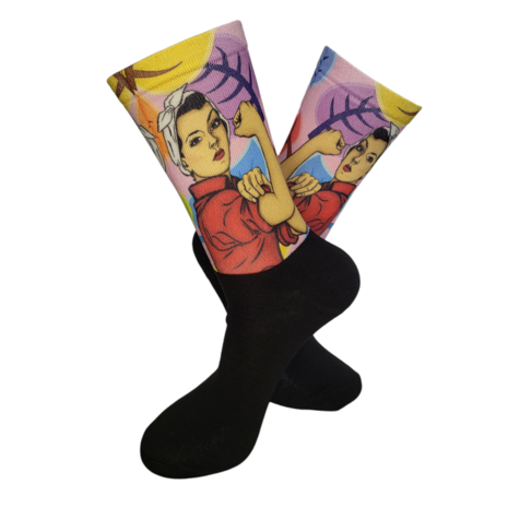 Computerprint Girlpower sokken