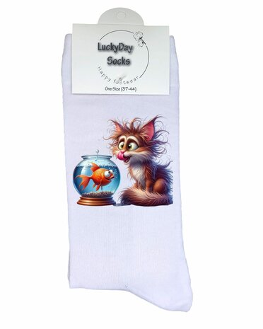 Kat vissenkom sokken 