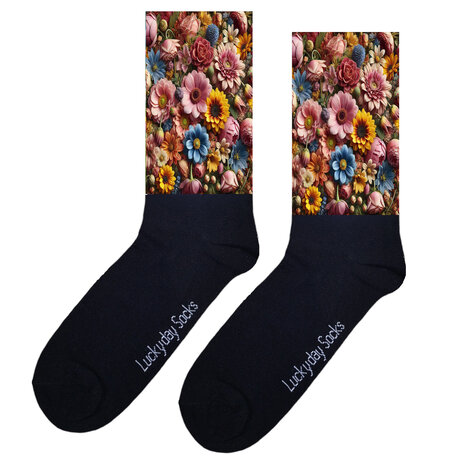 Bloemen sokken