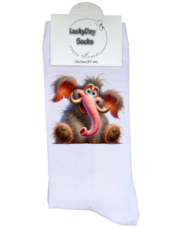 Olifant Mammoet sokken 