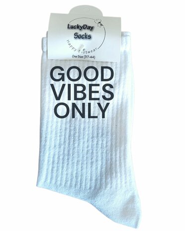 Tennis sport sokken met tekst