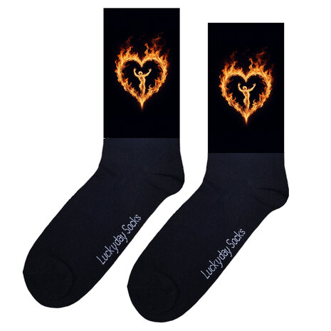 Vuur hart sokken