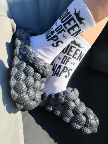 Tennis sport sokken met tekst