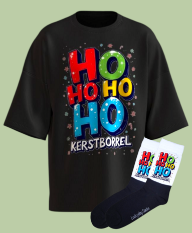 Kerst T-shirt set met sokken