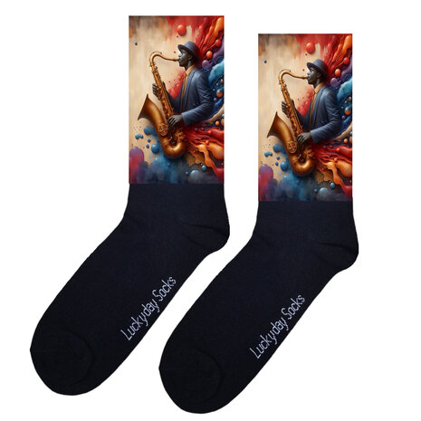 Saxofonist sokken