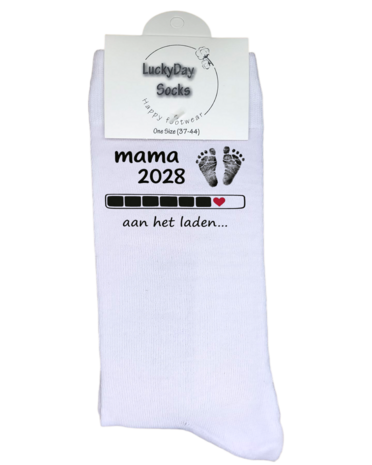 Luxe cadeau schort met sokken