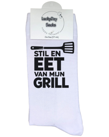 Luxe cadeau schort met sokken