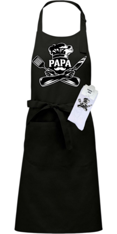 Luxe cadeau schort met sokken