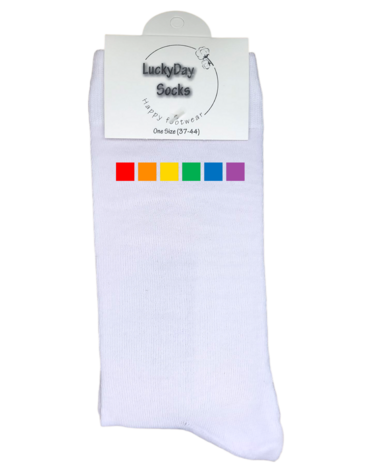 Luxe cadeau schort met sokken