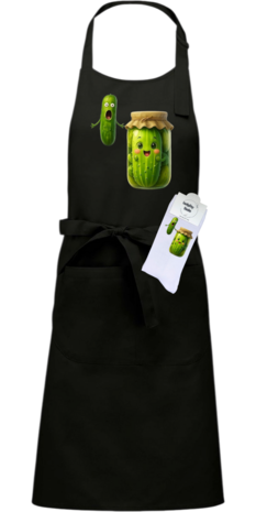 Luxe cadeau schort met sokken