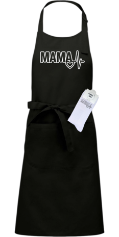 Luxe cadeau schort met sokken