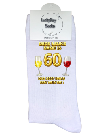 Luxe cadeau schort met sokken