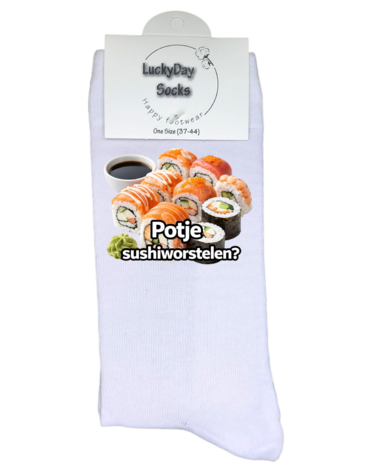 Luxe cadeau schort met sokken