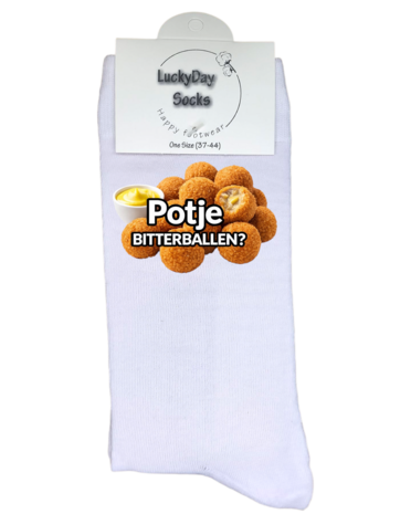 Luxe cadeau schort met sokken