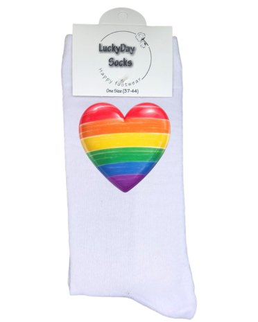 Luxe cadeau schort met sokken