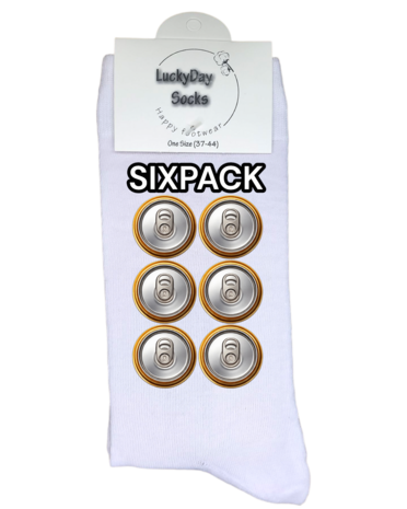 Luxe cadeau schort met sokken