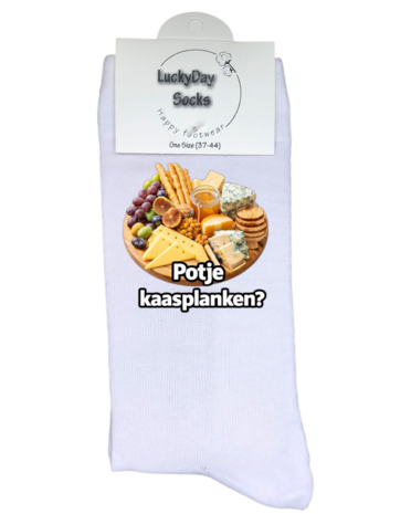  Tekst t-shirt met sokken set